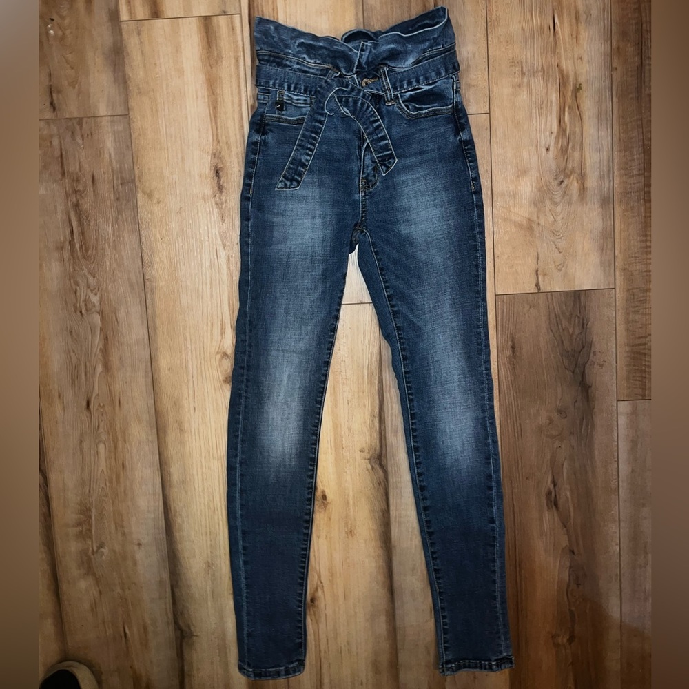 Kancan PaperBag Skinny Jeans | size 0/23